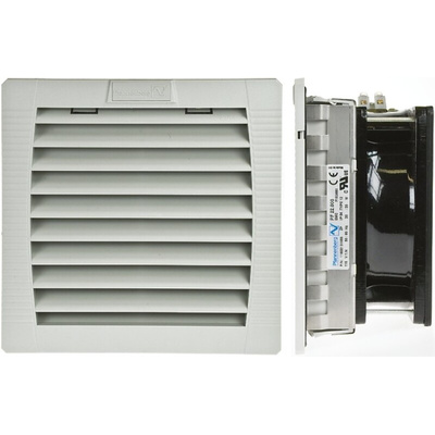 Pfannenberg PF 22.000 EMC Series Filter Fan, 230 V ac, AC Operation, 61m³/h Filtered, 178.5m³/h Unimpeded, IP54, 145 x