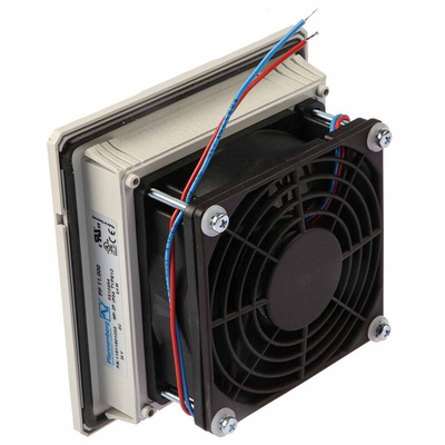 Pfannenberg PF 11.000 Series Filter Fan, 24 V dc, DC Operation, 12m³/h Filtered, 19m³/h Unimpeded, IP54, 109 x 109mm