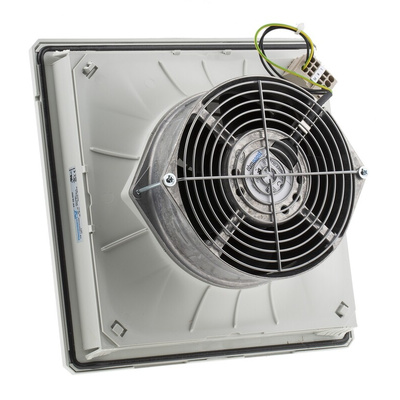 Pfannenberg PF 43.000 Series Filter Fan, 230 V ac, AC Operation, 256m³/h Filtered, 380.8m³/h Unimpeded, IP54, 252 x