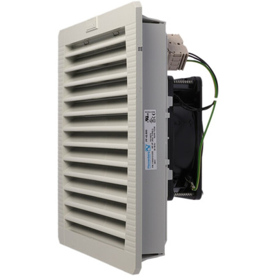 Pfannenberg PF 42.500 Series Filter Fan, 230 V ac, AC Operation, 156m³/h Filtered, 205.7m³/h Unimpeded, IP54, 252 x