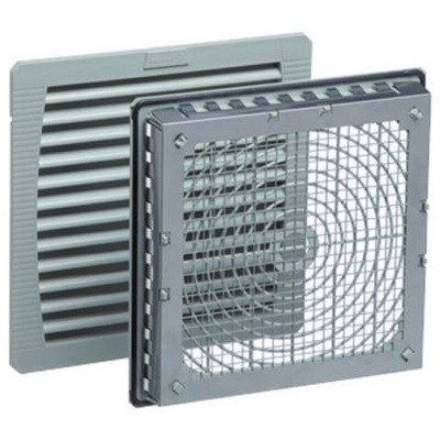 Pfannenberg PF 43.000 Series Filter Fan, 115 V ac, AC Operation, 256m³/h Filtered, 380.8m³/h Unimpeded, IP54, 252 x