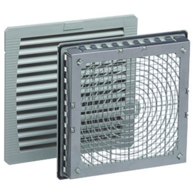 Pfannenberg PF 42.500 Series Filter Fan, 115 V ac, AC Operation, 156m³/h Filtered, 205.7m³/h Unimpeded, IP54, 252 x