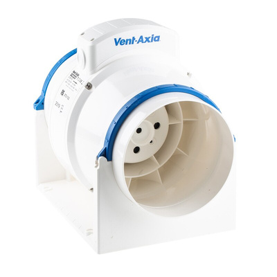 Vent-Axia ACM150 ACM In Line Extractor Fan, 522m³/h, 35dB(A), Duct Size 150mm