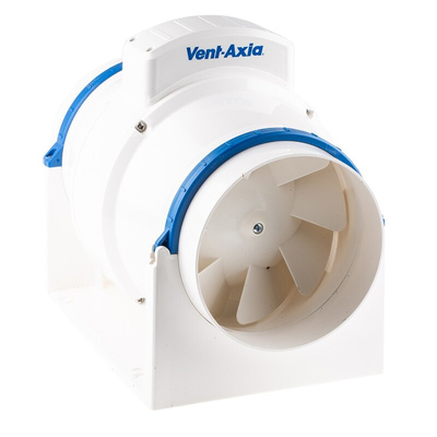 Vent-Axia ACM150 ACM In Line Extractor Fan, 522m³/h, 35dB(A), Duct Size 150mm