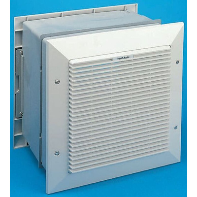 Vent-Axia TX9WL T-Series Square Wall Mounted Extractor Fan, Intake, 870m³/h, 43dB(A), Duct Size 225mm