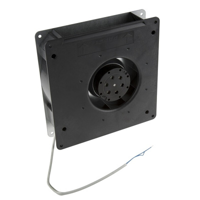 ebm-papst RG 125 N Series Centrifugal Fan, 230 V ac, 86m³/h, AC Operation, 180 x 180 x 40mm