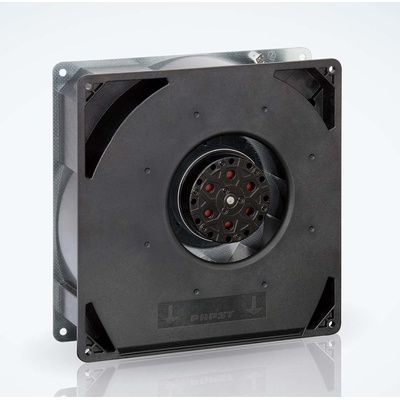 ebm-papst RG 160 N Series Centrifugal Fan, 230 V ac, 202m³/h, AC Operation, 220 x 220 x 56mm