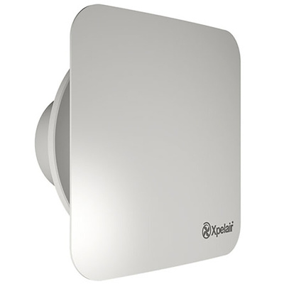 Xpelair 93172AW C6 Square Ceiling Mounted, Panel Mounted, Wall Mounted, Window Mounted Wall Fan, 194 → 217m³/h,