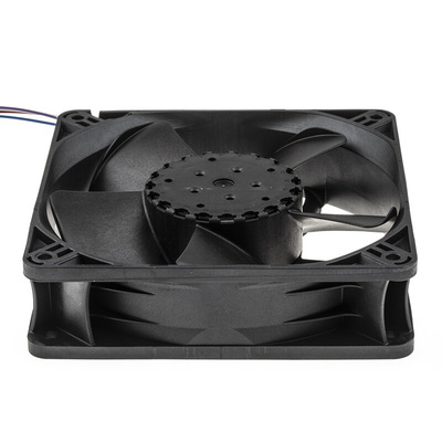 ebm-papst 4300 N - S-Panther Series Axial Fan, 12 V dc, DC Operation, 285m³/h, 10W, 119 x 119 x 32mm