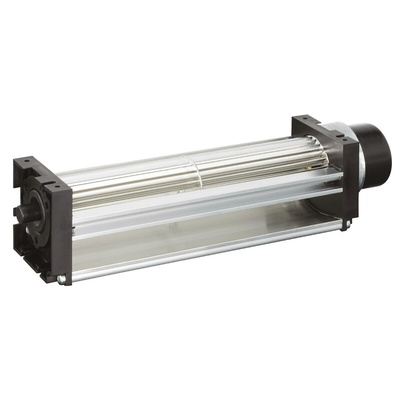 ebm-papst QG 030 Series Tangential Centrifugal Fan, 12 V dc, 75m³/h, DC Operation, 47.5 x 201 x 50mm