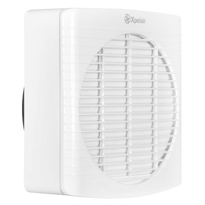 Xpelair 90057AW GX9 Window Mounted Extractor Fan, Intake, 670m³/h, Duct Size 225mm