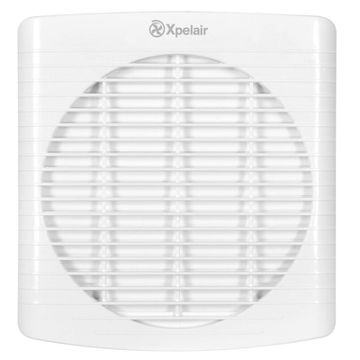 Xpelair 90057AW GX9 Window Mounted Extractor Fan, Intake, 670m³/h, Duct Size 225mm