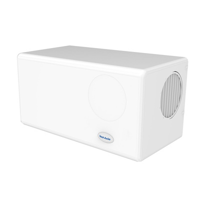 Vent-Axia 479188 PoziDry Rectangular Wall Mounted Extractor Fan, Ventilation, 29.7dB, Duct Size 100mm