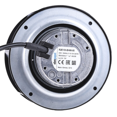 ebm-papst R2E Series Centrifugal Fan, 230 V ac, 290m³/h, AC Operation