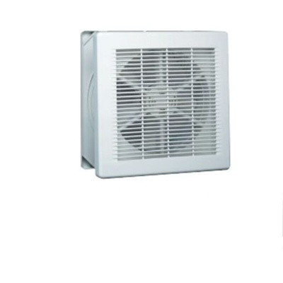 RS PRO Square Wall Mounted, Window Mounted Extractor Fan, 190L/s, 50dB, External 2 Speed Reversible On/Off Control,