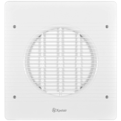 Xpelair 89996AW WX9 Wall Mounted Extractor Fan, Intake, 547m³/h, 50dB(A), Duct Size 225mm