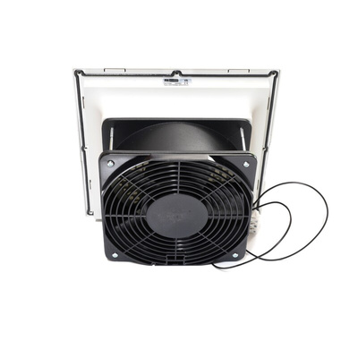 RS PRO Filter Fan, 230 V, ac Operation, 586m³/h Filtered, 671m³/h Unimpeded, IP54, 254x254mm