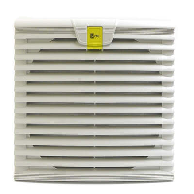 RS PRO Filter Fan, 230 V, ac Operation, 272m³/h Filtered, 316m³/h Unimpeded, IP54, 255x255mm