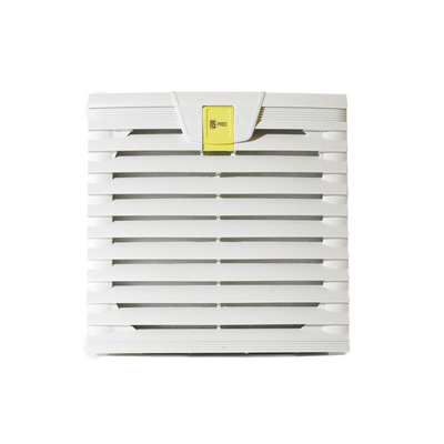 RS PRO Filter Fan, 110 V, ac Operation, 138m³/h Filtered, 162m³/h Unimpeded, IP54, 204x204mm