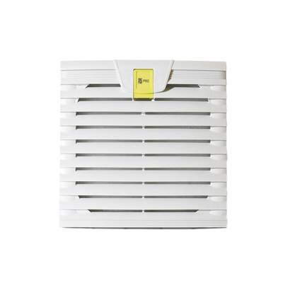 RS PRO Filter Fan, 24 V, dc Operation, 179m³/h Filtered, 179m³/h Unimpeded, IP54, 204x204mm