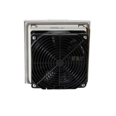 RS PRO Filter Fan, 24 V, dc Operation, 179m³/h Filtered, 179m³/h Unimpeded, IP54, 152x152mm