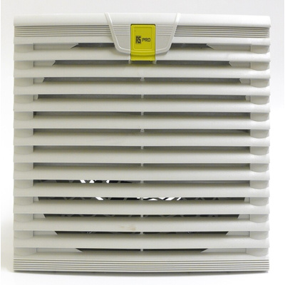 RS PRO Filter Fan, 230 V, ac Operation, 586m³/h Filtered, 671m³/h Unimpeded, IP54, 180x180mm