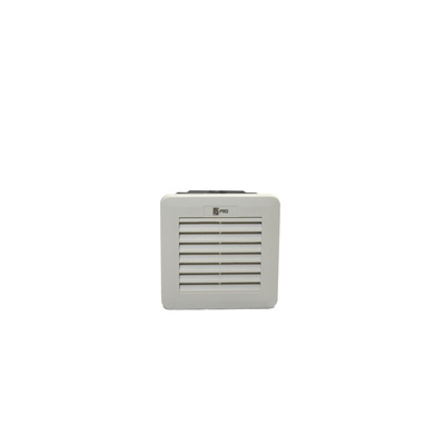 RS PRO Filter Fan, 230 V, ac Operation, 39m³/h Filtered, 48m³/h Unimpeded, IP54, 106x106mm