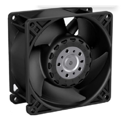 ebm-papst Axial Fan, 12 V dc, DC Operation, 220m³/h, 48W, 4A Max, 80 x 80 x 38mm