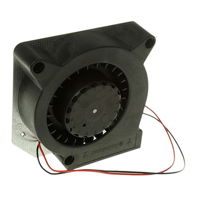ebm-papst RL 90 N Series Centrifugal Fan, 24 V dc, 40m³/h, DC Operation, 120.6 x 120.6 x 37.3mm