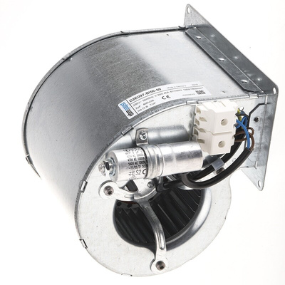 ebm-papst D2E 097 Series Centrifugal Fan, 230 V ac, 435m³/h, AC Operation, 165 x 162 x 146mm