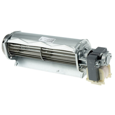 ebm-papst QLK Series Tangential Centrifugal Fan, 230 V ac, 125m³/h, AC Operation, 79 x 265 x 71mm