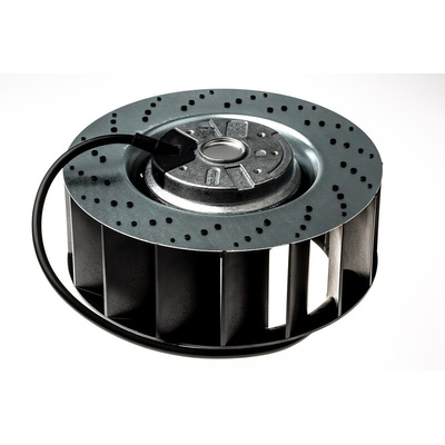 ebm-papst R2E180 Series Centrifugal Fan, 230 V ac, 570m³/h, AC Operation, 180 (Dia.) x 78mm