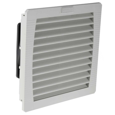 Pfannenberg PF 32.000 Series Filter Fan, 24 V dc, DC Operation, 110m³/h Filtered, 178.5m³/h Unimpeded, IP54, 202 x 202mm
