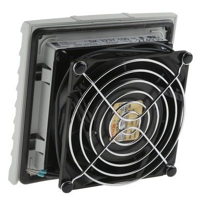 Rittal 3237 Series Filter Fan, 230 V ac, ac Operation, 18m³/h Filtered, 25m³/h Unimpeded, IP54, 116.5 x 116.5mm