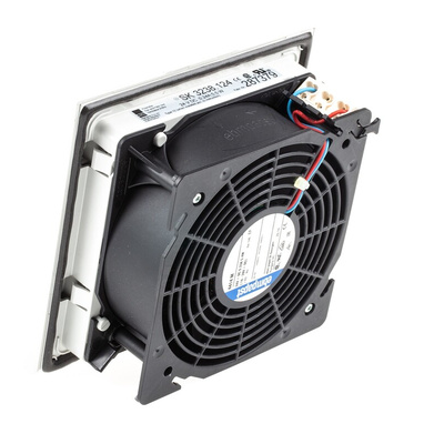 Rittal Filter Fan, 24 V dc, dc Operation, 50m³/h Filtered, 55m³/h Unimpeded, IP54, 148.5 x 148.5mm