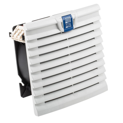 Rittal Filter Fan, 24 V dc, dc Operation, 50m³/h Filtered, 55m³/h Unimpeded, IP54, 148.5 x 148.5mm
