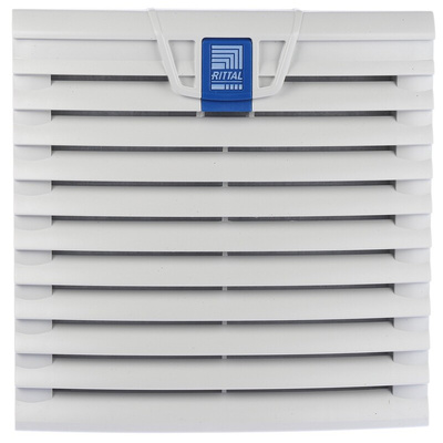 Rittal Filter Fan, 230 V ac, ac Operation, 100m³/h Filtered, 120m³/h Unimpeded, IP54, 204 x 204mm