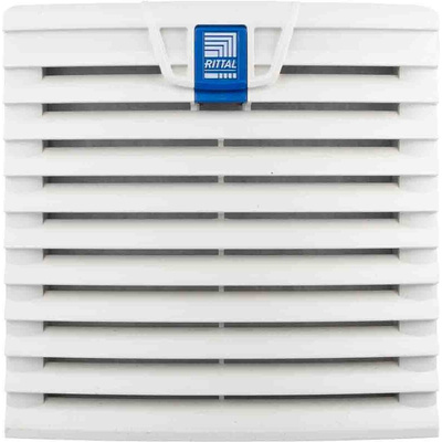Rittal 3239 Series Filter Fan, 24 V dc, dc Operation, 100m³/h Filtered, 105m³/h Unimpeded, IP54, 204 x 204mm