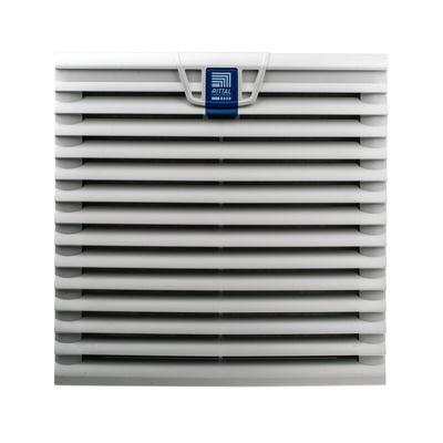 Rittal TopTherm Series Filter Fan, 115 V ac, AC Operation, 121m³/h Filtered, 160m³/h Unimpeded, IP54, 255 x 255mm