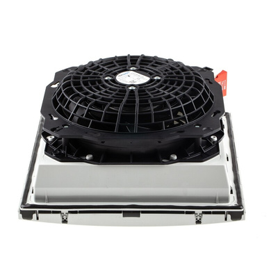 Rittal Filter Fan, 230 V ac, ac Operation, 205m³/h Filtered, 250m³/h Unimpeded, IP54, 255 x 255mm