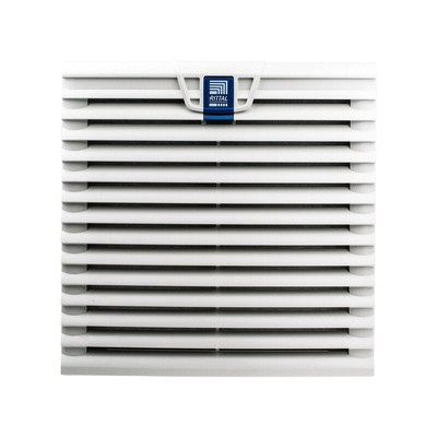 Rittal 3241 Series Filter Fan, 115 V ac, AC Operation, 205m³/h Filtered, 250m³/h Unimpeded, IP54, 255 x 255mm