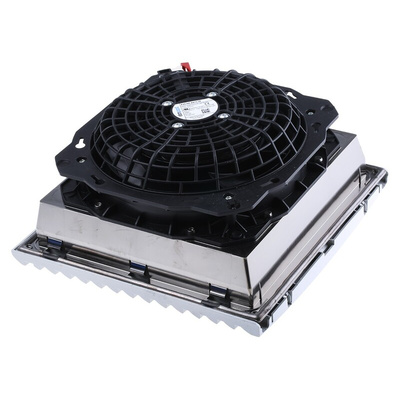 Rittal Filter Fan, 230 V ac, AC Operation, 121-165m³/h Filtered, 160m³/h Unimpeded, IP54, 255 x 255mm