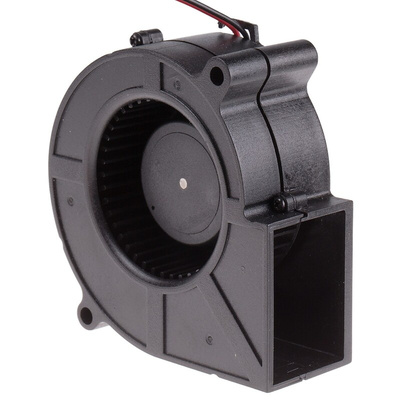 RS PRO Centrifugal Fan, 24 V dc, 10cfm, DC Operation, 75 x 75 x 30mm