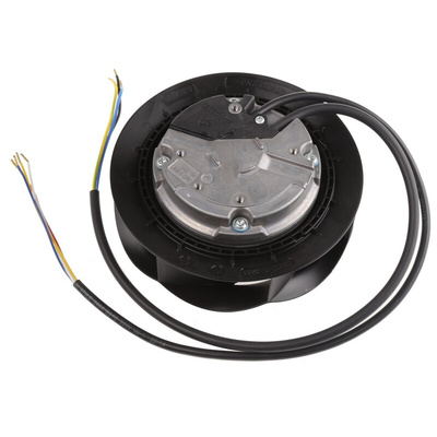 ebm-papst RadiCal Series Centrifugal Fan, 230 V ac, 280m³/h, AC Operation, 133 (Dia.) x 65mm