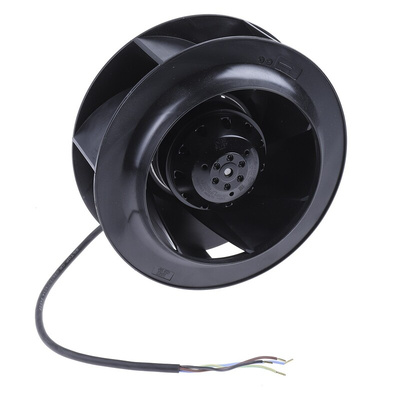 ebm-papst R2E225 Series Centrifugal Fan, 230 V ac, 1340m³/h, AC Operation, 225 (Dia.) x 99 Dmm