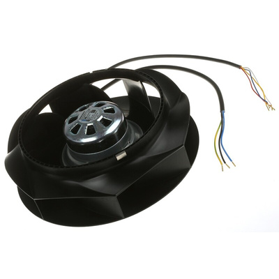 ebm-papst RadiCal Series Centrifugal Fan, 230 V ac, 1015m³/h, AC Operation, 220 (Dia.) x 71mm
