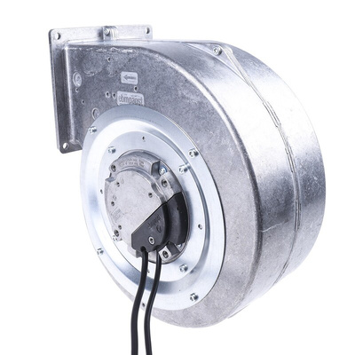 ebm-papst G3G Series Centrifugal Fan, 230 V ac, 650m³/h, AC Operation, 248.5 x 227 x 130mm