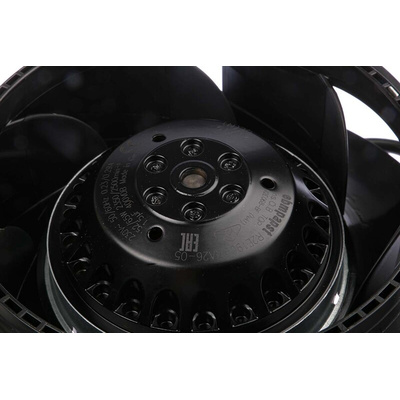 ebm-papst RadiCal Series Centrifugal Fan, 230 V ac, 540m³/h, AC Operation, 190 (Dia.) x 68.5mm