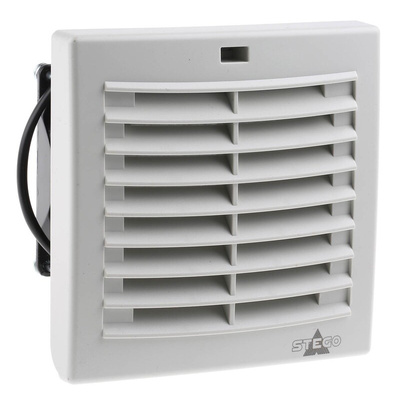 STEGO Filter Fan Plus FPI Series Filter Fan, 230 V ac, AC Operation, 13m³/h Filtered, 19m³/h Unimpeded, IP54, 120 x