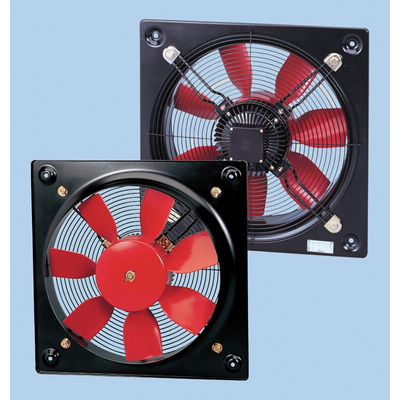 Soler&Palau 010241 - HCFB/4-315/H HCFB Square Wall Mounted Helix Fan, 2220m³/h, 55dB, Compact Design, Corrosion